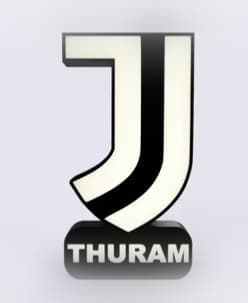 Juventus Sign – LED Strip Compatible 3d model