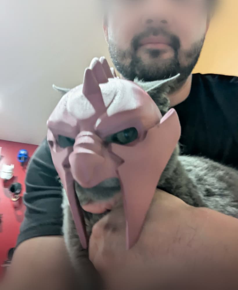 Masters of the Universe BattleCat Cat Helmet 3d model