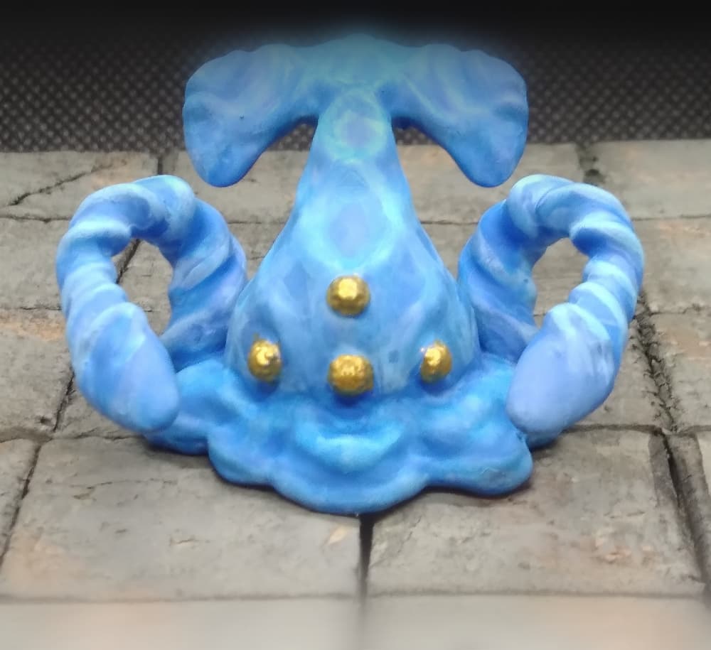 Water Elemental Miniature 3d model
