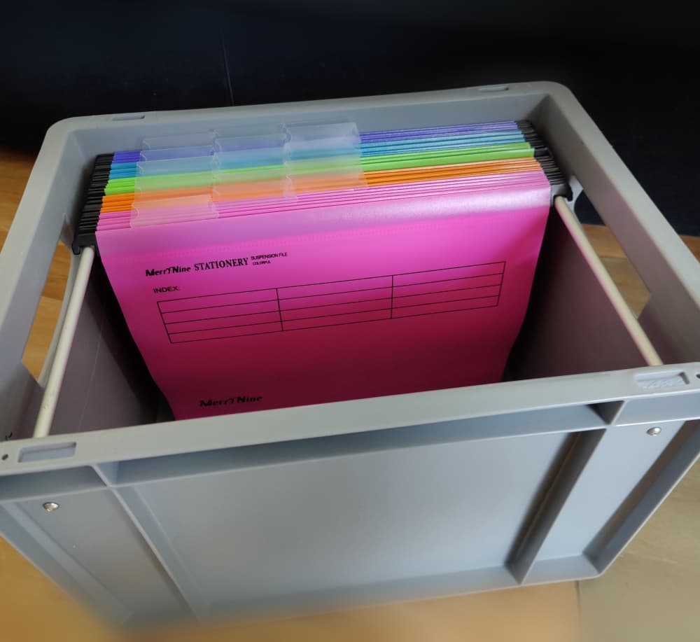 Euro Box Filing Cabinet Rod Clip 3d model