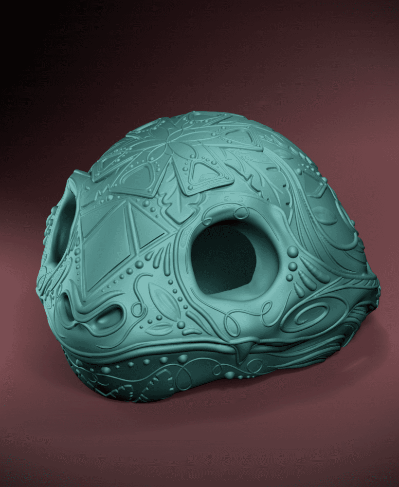 Ornate Venusaur Skull (Pokemon) 3d model