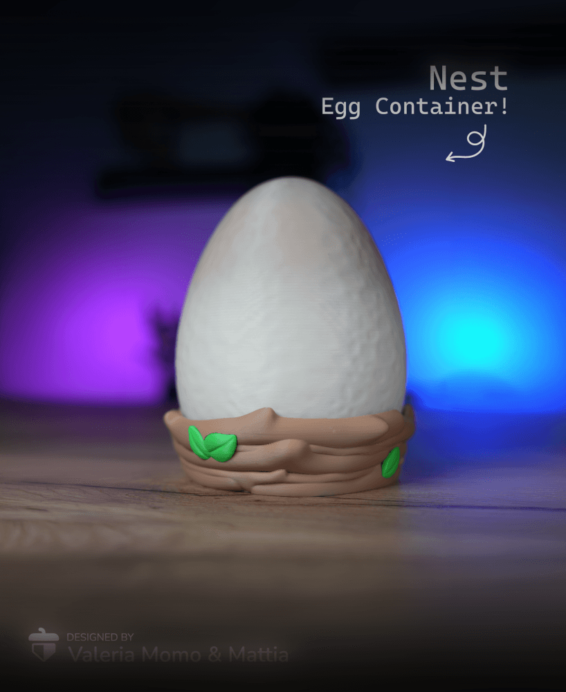 Nest Egg Container 3d model