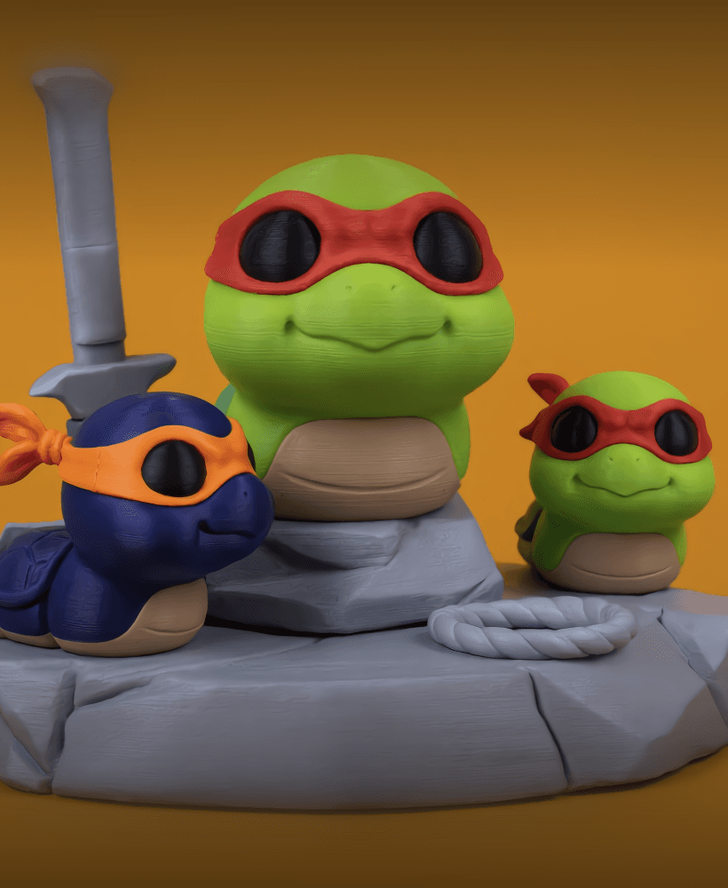 Shelly the Turtle Hero 3d model