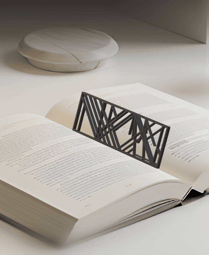 Bookmark, Gift Idea 3d model