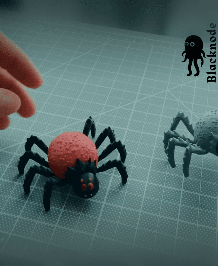 Cute Articulated Spider 3d model