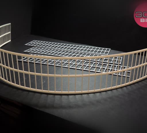 MILLENNIUM FALCON DEAGO ENGINE GRILLE 1 MM 3d model