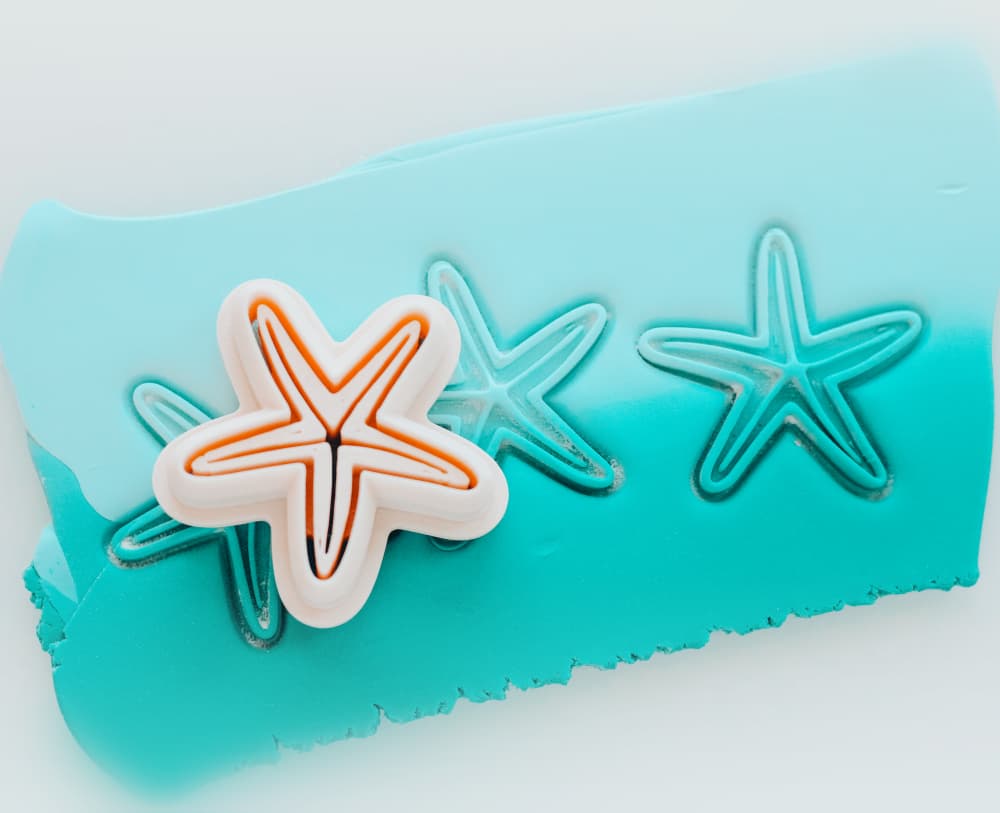 Starfish Full Press Clay Cutter 3d model