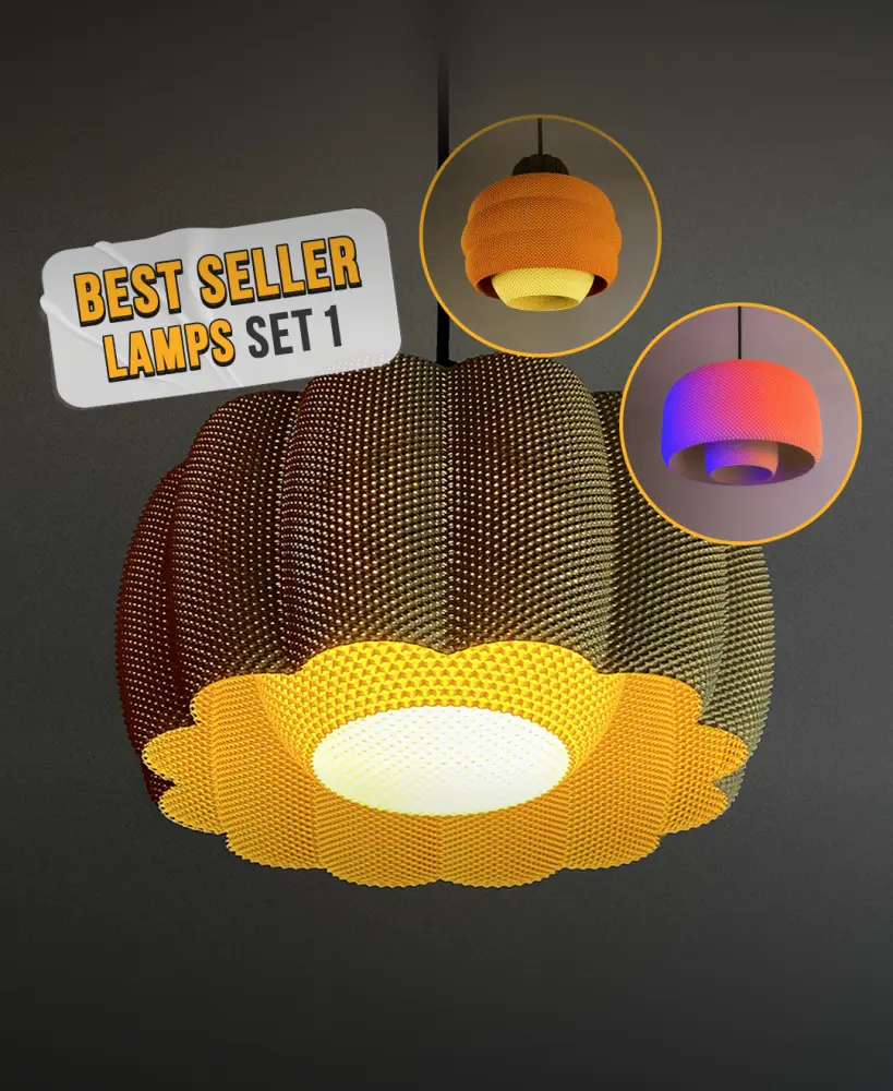 Best Seller Lamps Set 1 3d model