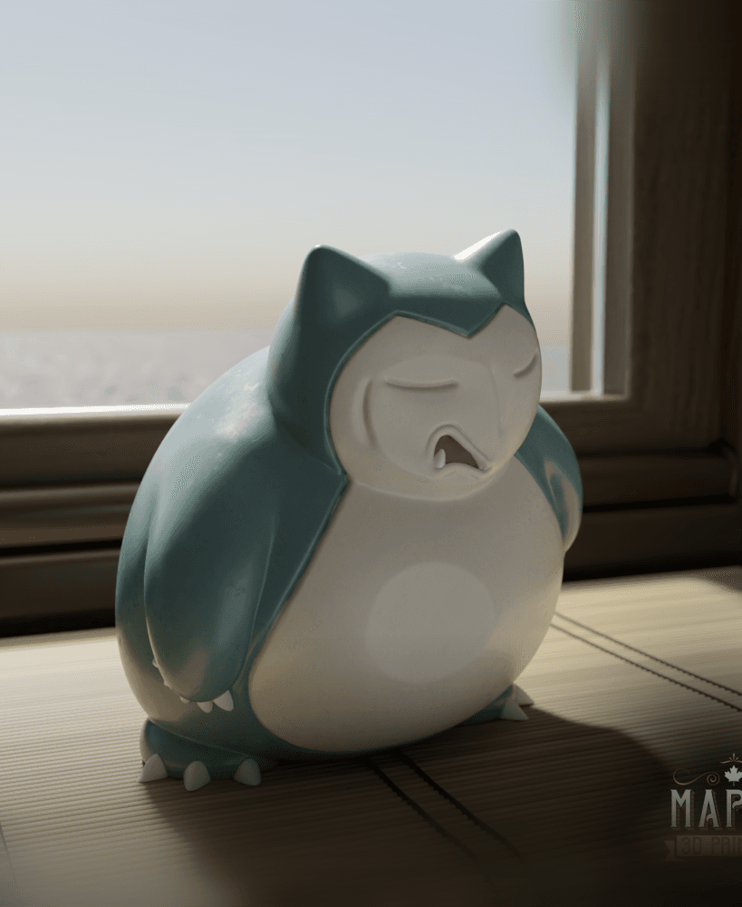 Window Snorlax 3d model