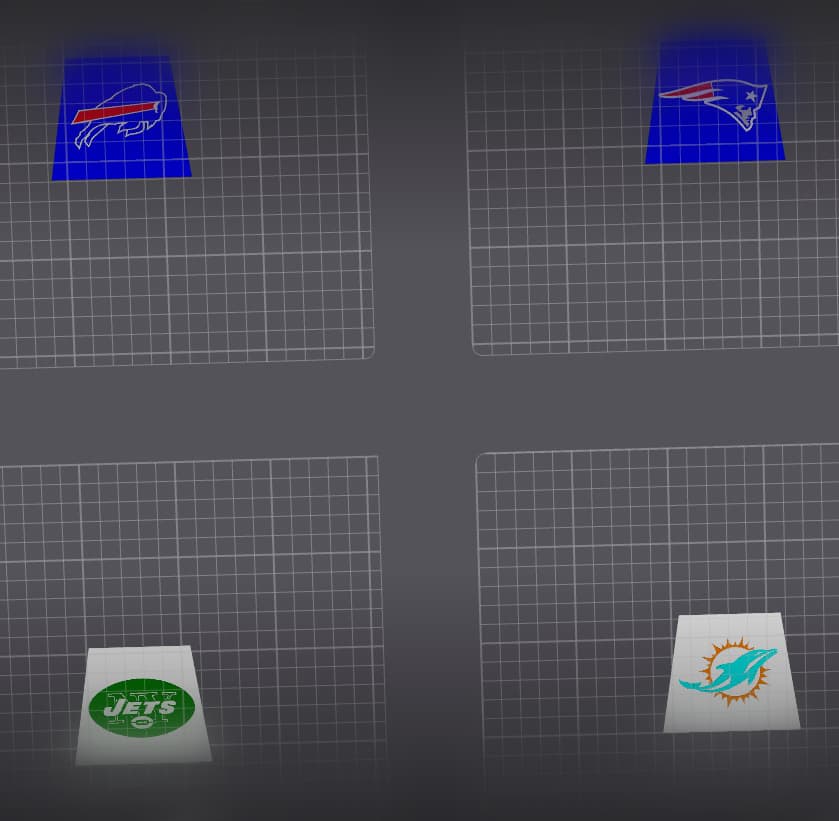 AFC East Torso Inserts 3d model