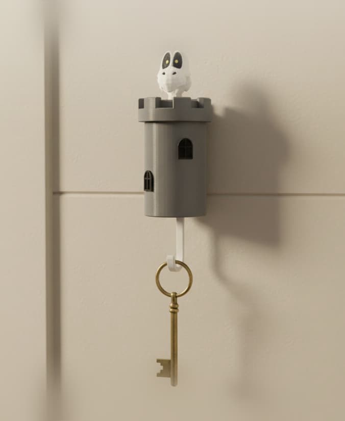 KEY HANGER - DRY BONES 3d model
