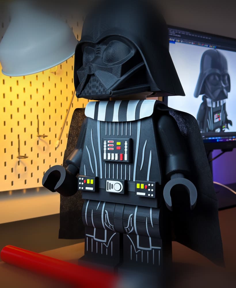 Darth Vader Modular Figure! The Dark Lord Arrives 3d model