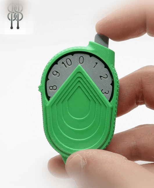 Mechanical Counter 0-10 - V1 3d model
