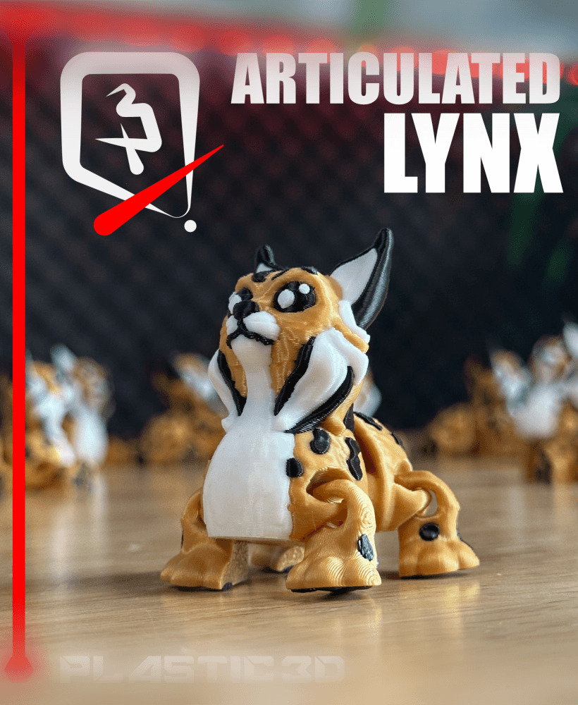 Articulated Lynx — The Forest Ambusher 3d model