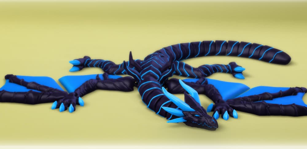 Flexi Kaisel Dragon- Solo Leveling 3d model