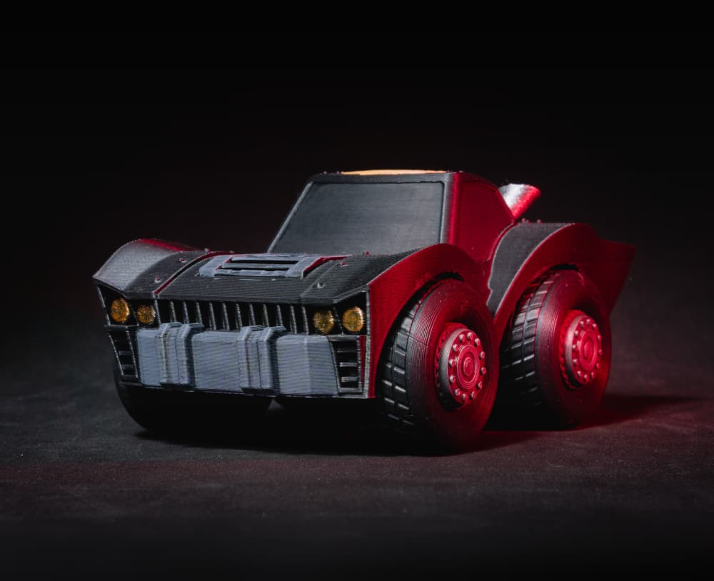 Tooned Batmobile 2022 3d model