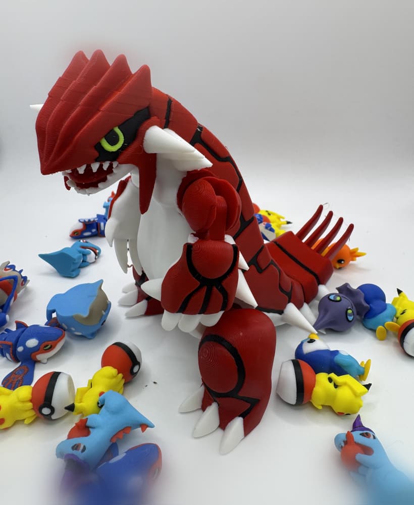 Articulated Groudon (3mf included) 3d model