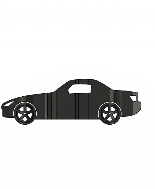S2000 Flip Art Inspired by Johnny Tran from Fast and Furious 3d model