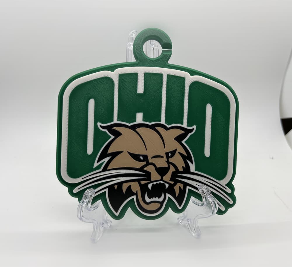 Ohio Bobcats Oversized Chain 3d model