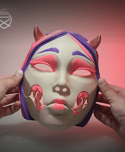 Kuchisake Mask 3d model