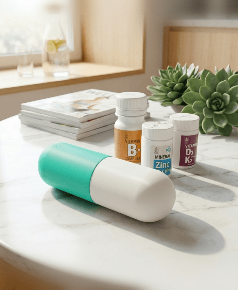 Capsule Shape Organizer 3d model