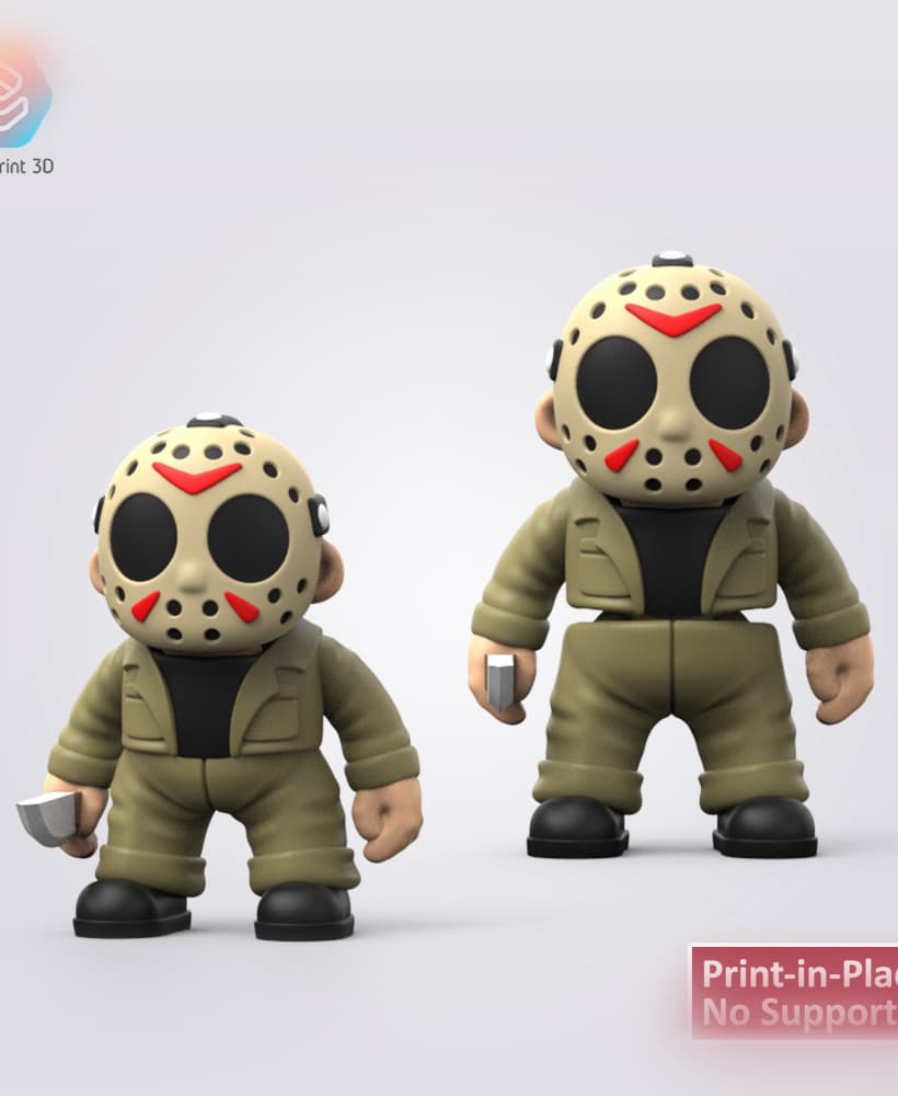 Flexi Halloween Jason 3d model
