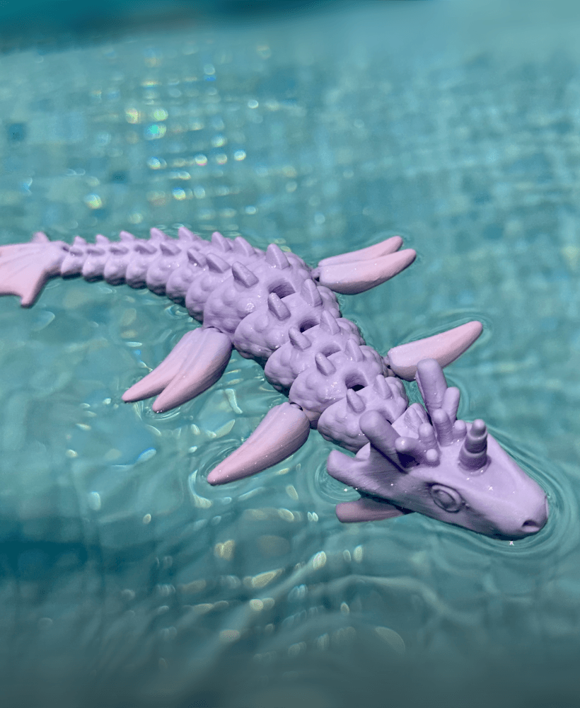 Flexi Water Dragon 3d model