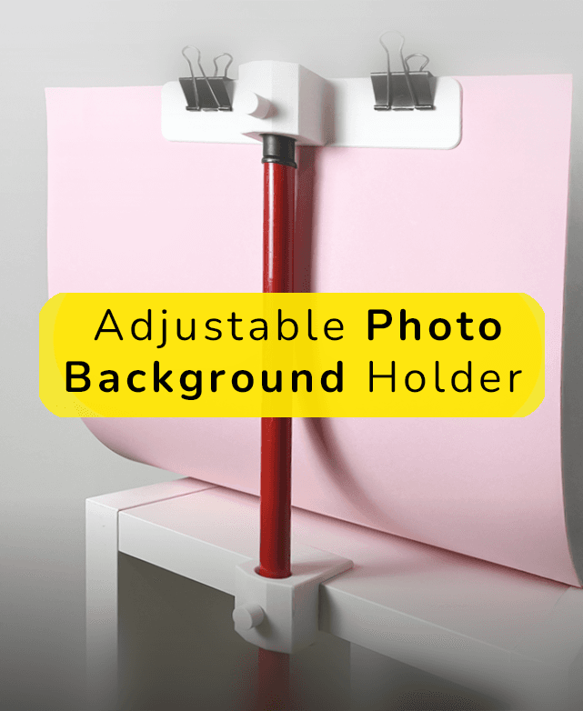 Adjustable Photo Background Holder - DIY Ready Studio! 3d model