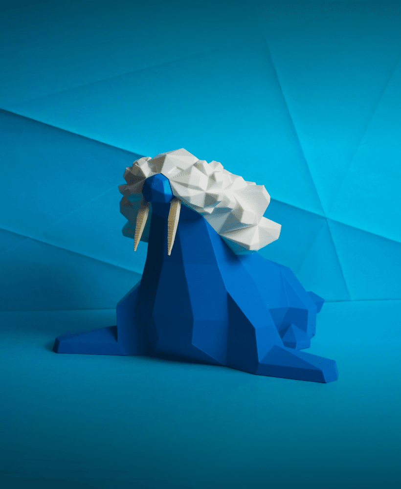 Walrein Low Poly Pokemon 3d model