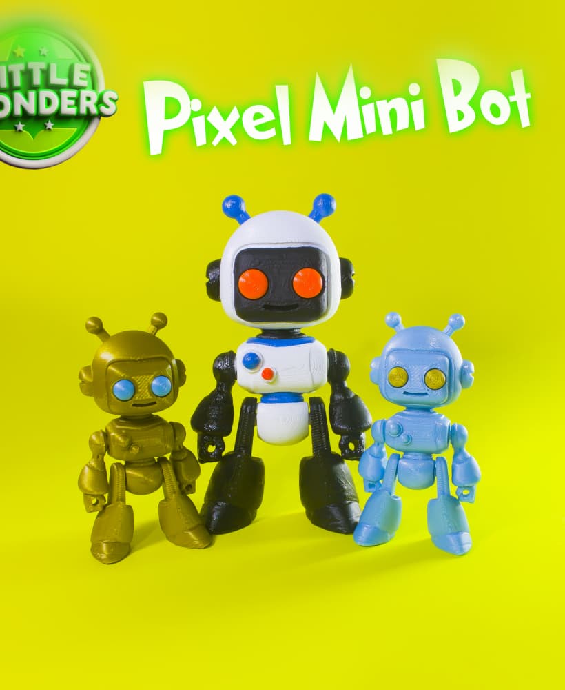 Pixel Mini Bot 3d model