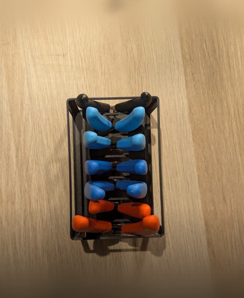 Gridfinity Plier Stand - Used an infill modifier (60%) for the top section as it's in tension. - 3d model