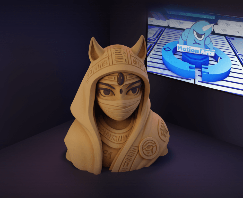 Gata Egípcia.stl 3d model