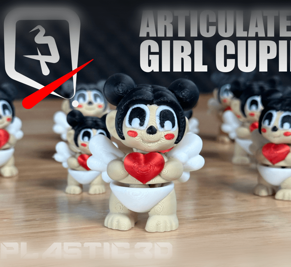 Articulated Cupid Girl - The Valentine Sentinels 3d model