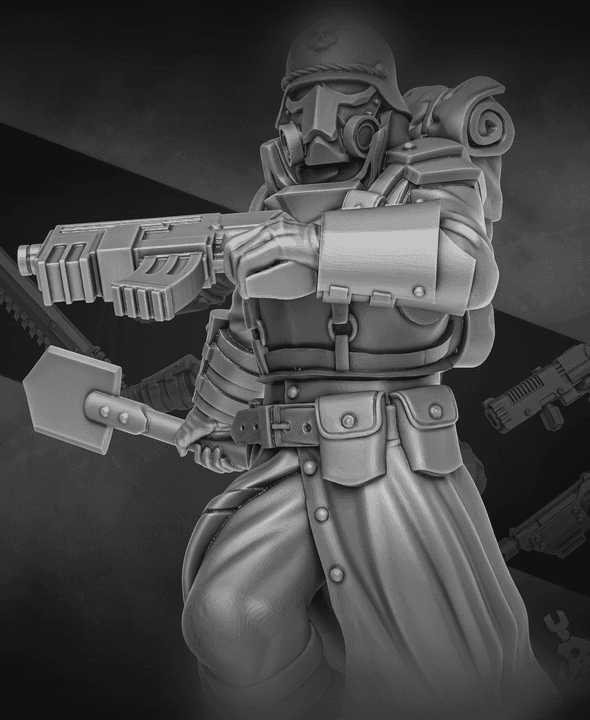 2nd Death Division Commander 3d model
