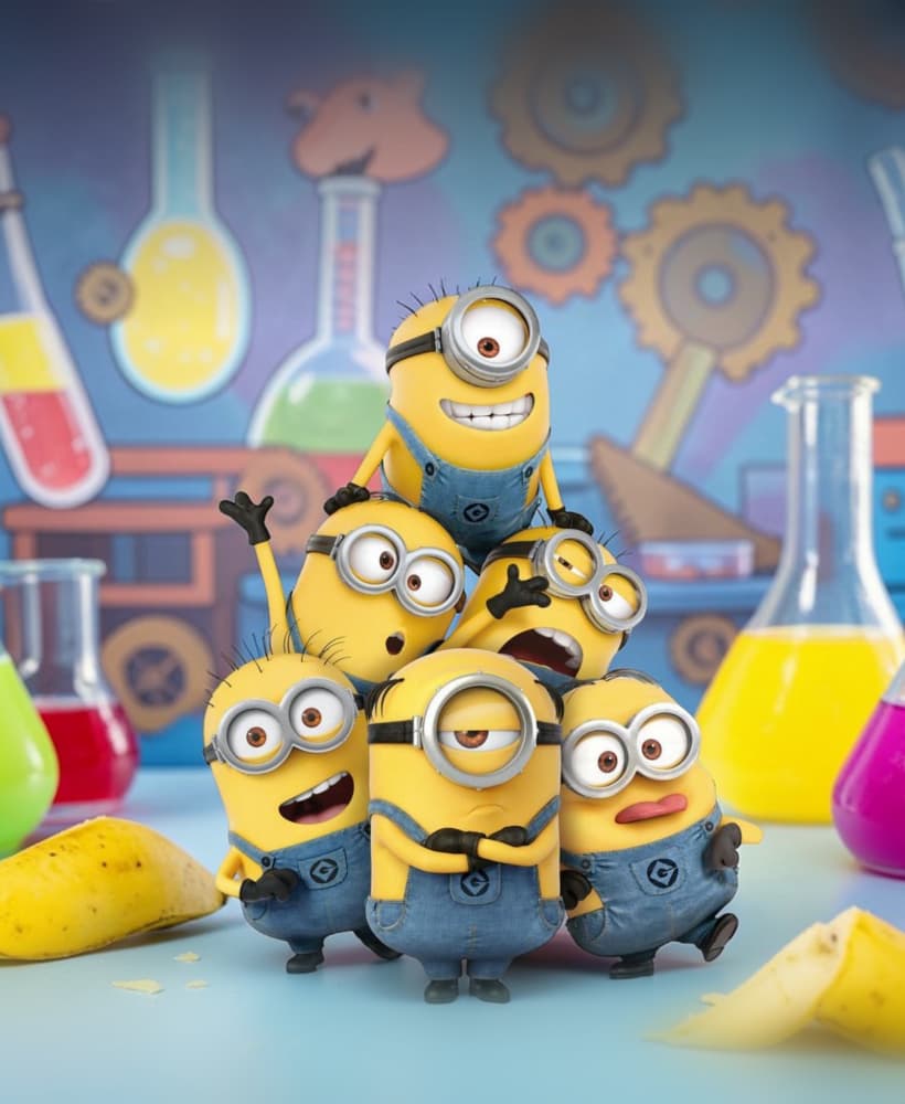 Minions Lab 3d model