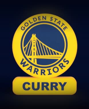Golden State Warriors Sign - LED Strip Compatible 3d model