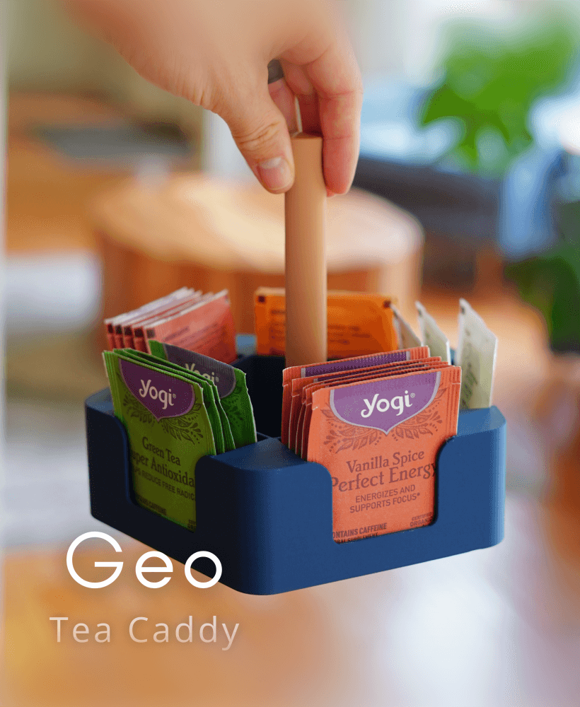 Geo Tea Caddy 3d model
