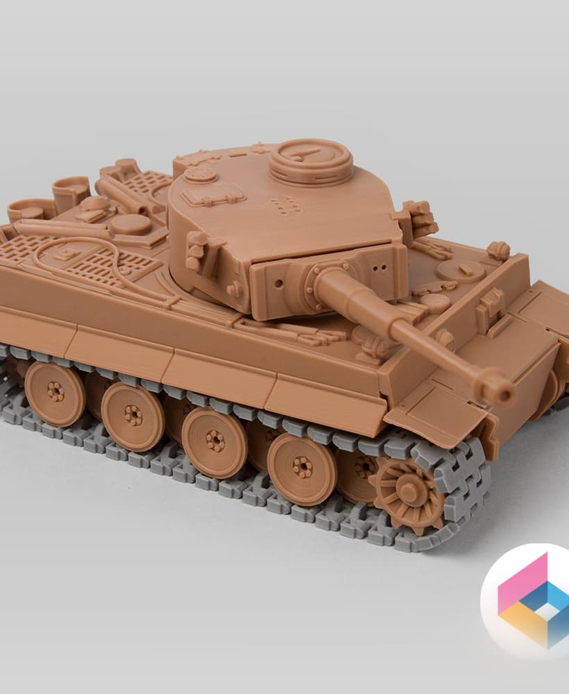Foldable Tank TIGER-I early production 3d model