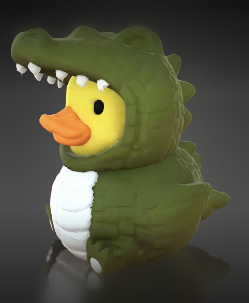 Crocodile Costume Duck 3d model