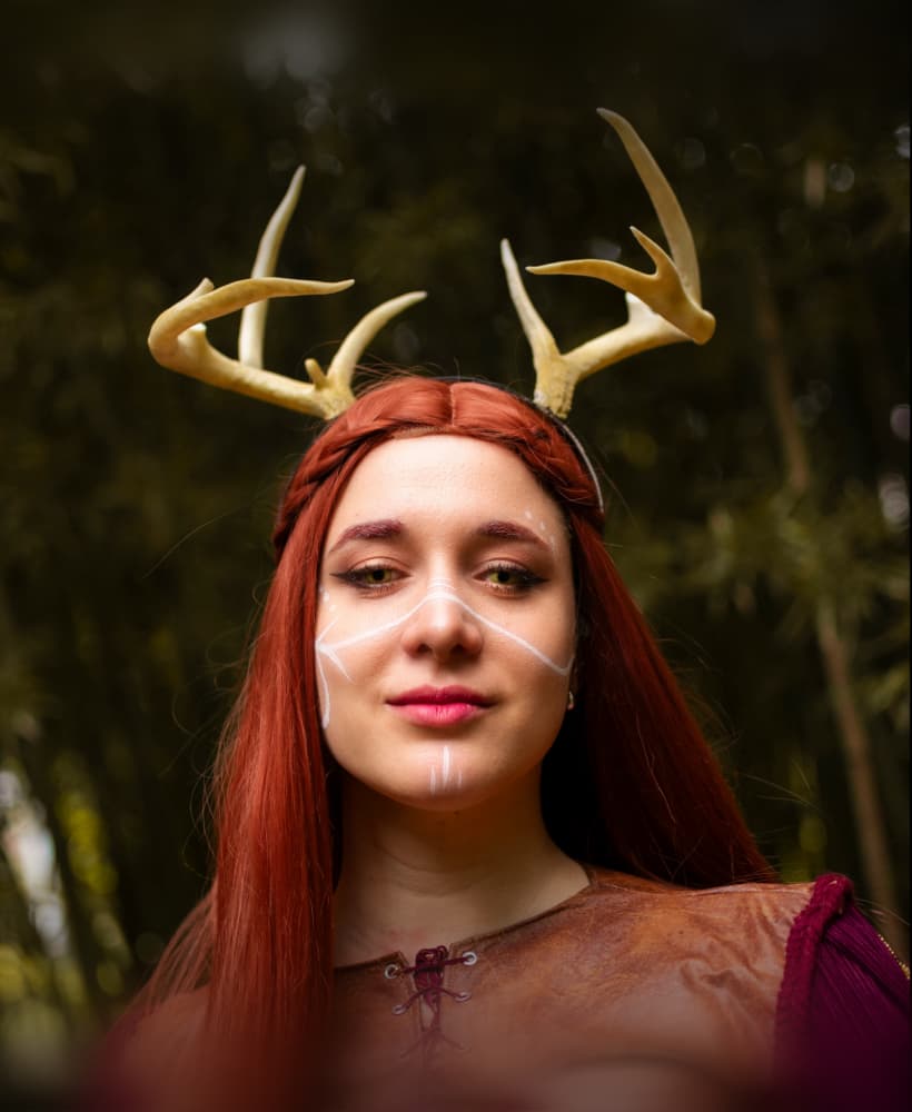 Druid Horns Headband 3d model