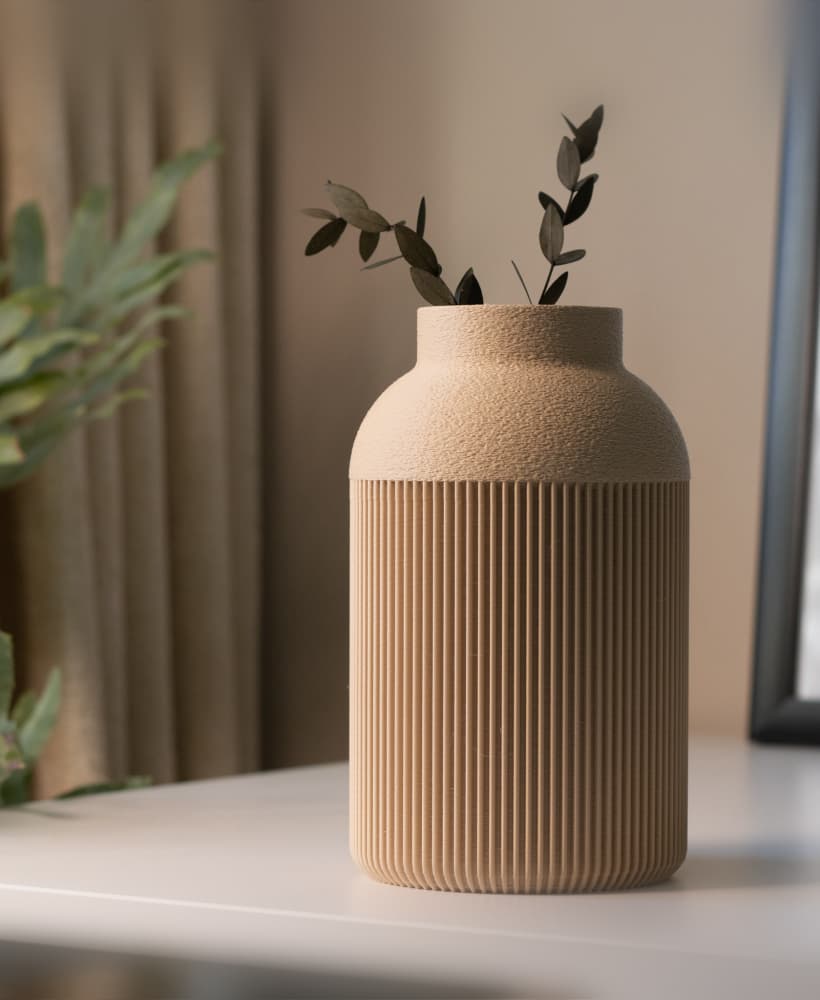 Flower Vase TERRA - Minimalist Decoration Vase 3d model