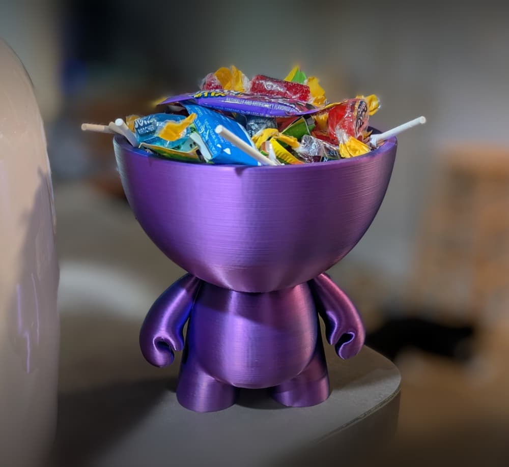 Bowl Head Figure - Storage Container 3d model