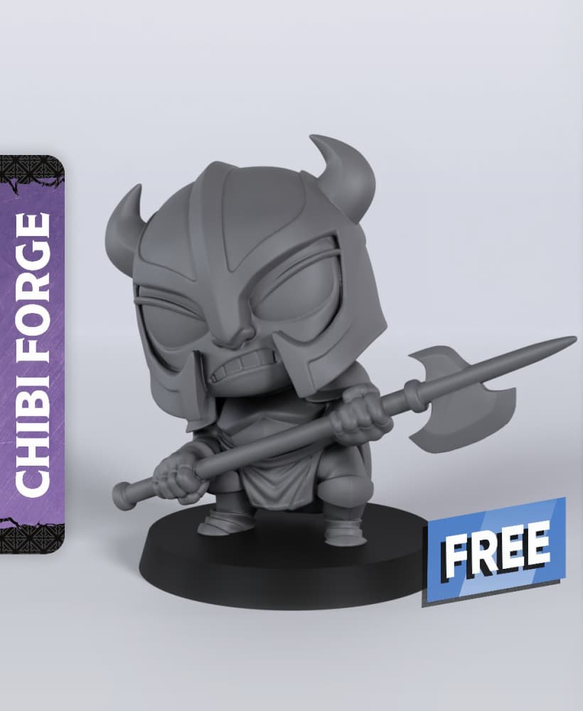 Dark Knight Halberd - With Free Dragon - 5e DnD Inspired for RPG and Wargamers 3d model