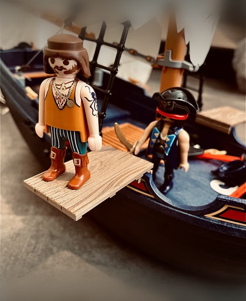 Playmobil - walk the plank - Pont de la mort 3d model
