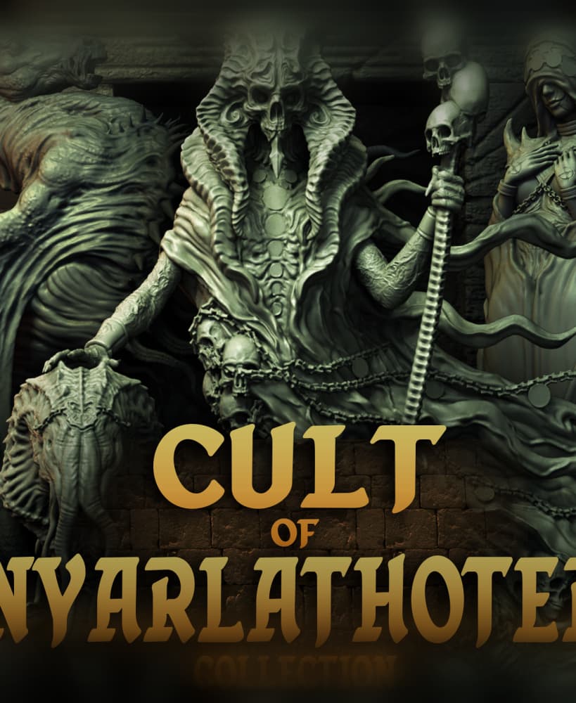 Cult of Nyarlathotep - Miniatures + Terrain Collection 3d model