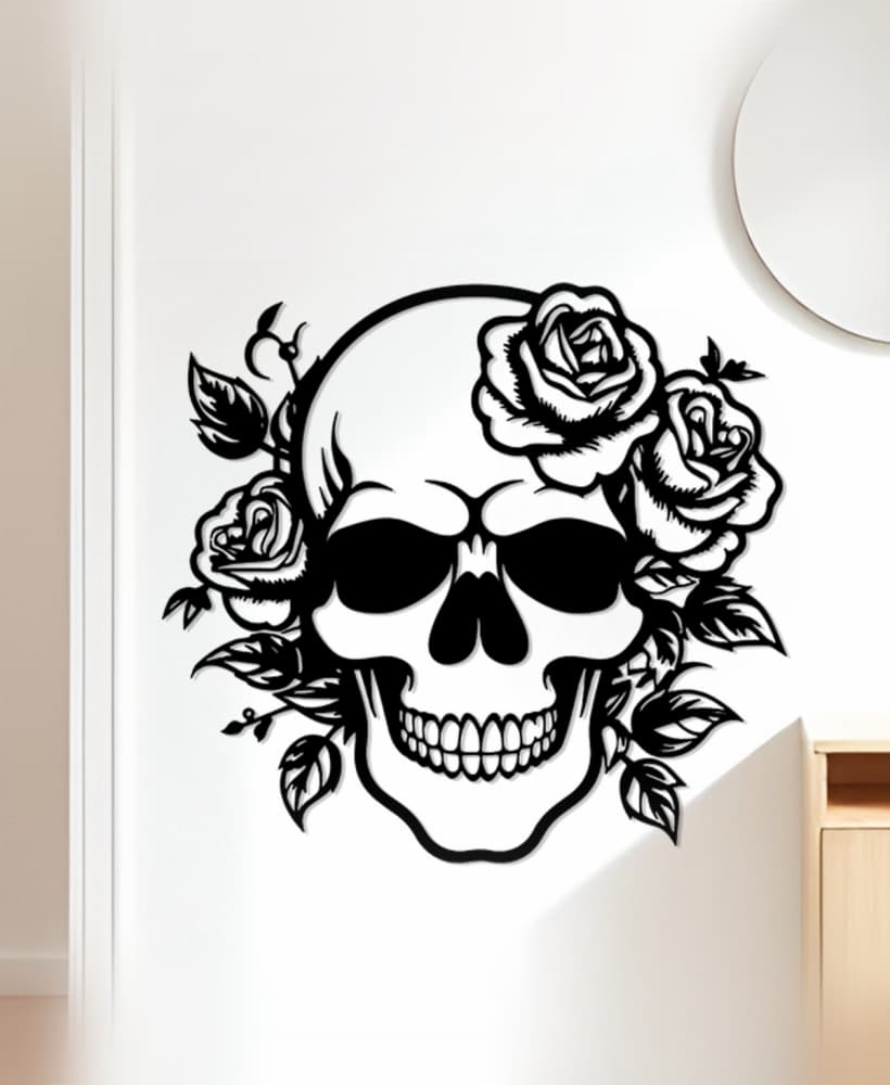 Skull Wall Art, Wall Decor, Home Decor 3d model