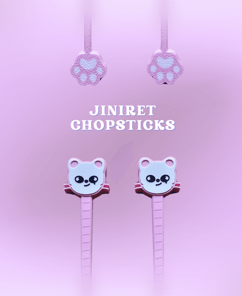 Jiniret SKZOO Inspired Chopsticks - AMS 3MF 3D Print File 3d model