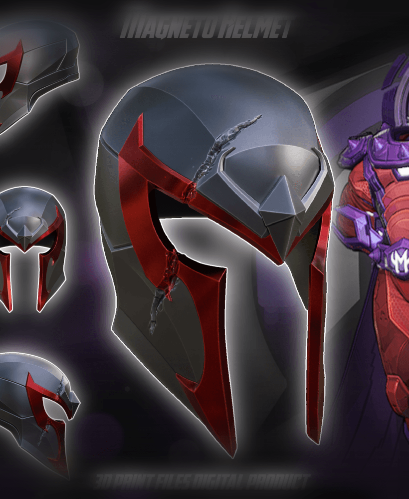Magneto Helmet Marvel Rivals 3d model