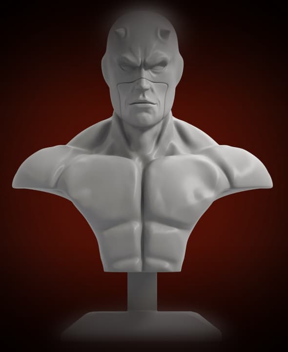 Daredevil bust 3d model