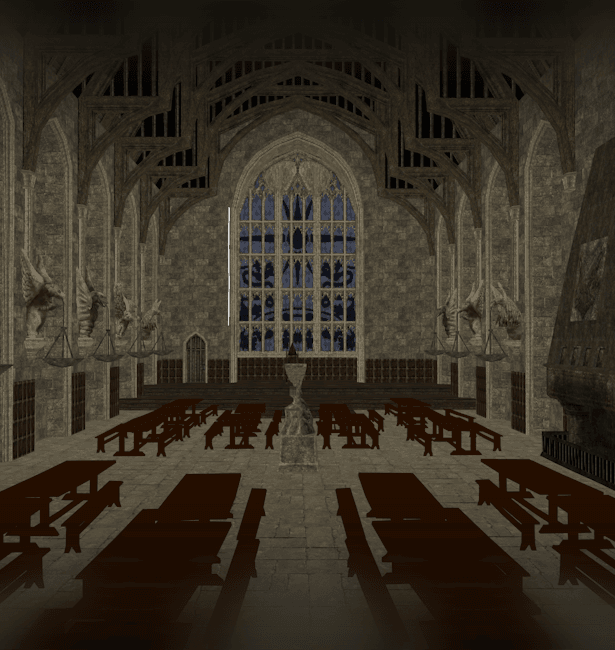 Hogwart's Great Hall 3d model